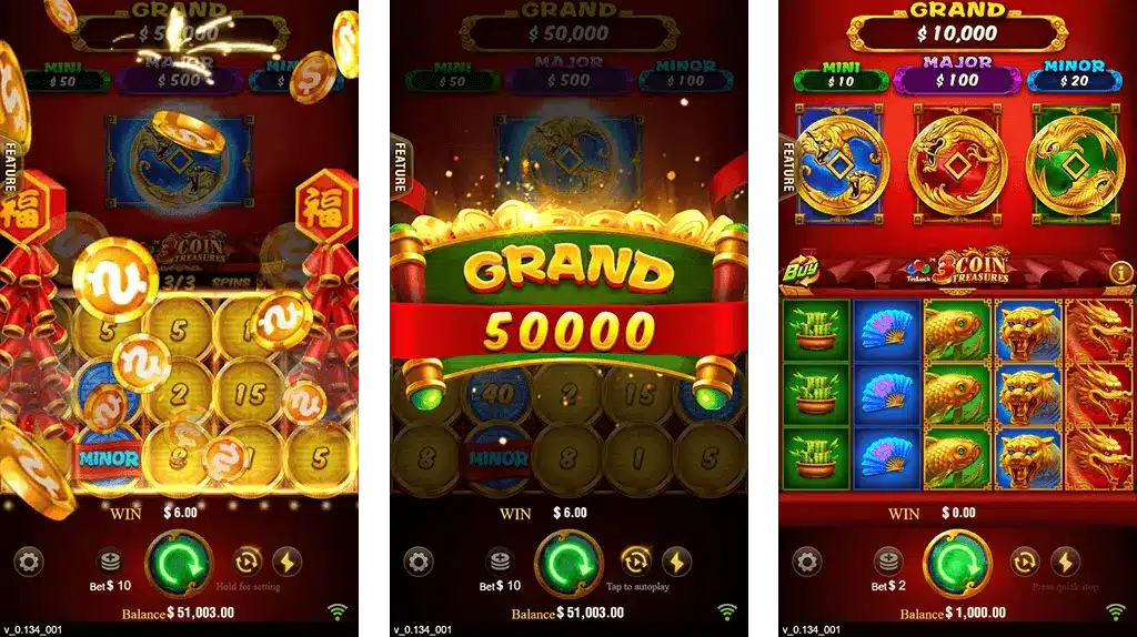 3 Coins 555Club Bonus